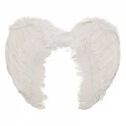 Крылья ангела белые 45см 6230514