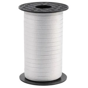 Лента 5 мм*100 м глиттер серебро /6233098