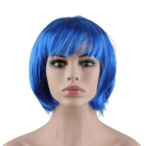 Парик "Каре", синий /6231351