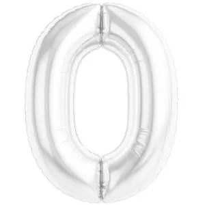 Цифра 0 - 40" Slim Белый блеск (Россия) / 1207-6587