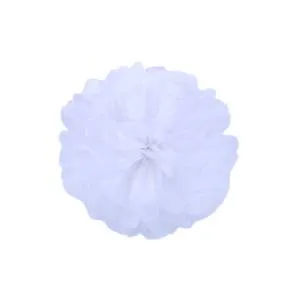 Помпон из бумаги 30 см (белый)