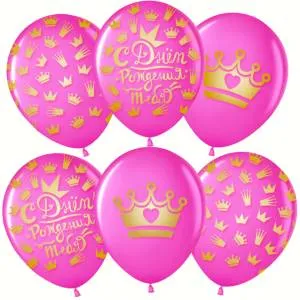 12" С ДР! короны для принцессы, фуше  (Малайзия)/711485-25