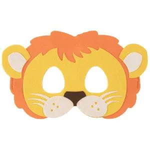 Маска "Лев" из фетра / 6233501