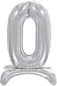 32" Цифра на подставке "0" серебро/ Китай 134010