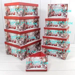 Коробка 29*22*12.5 см "Новый Год"-2687