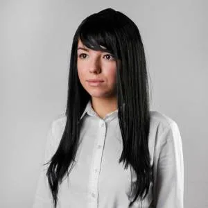 Парик  "Красотка" черный / 2500202