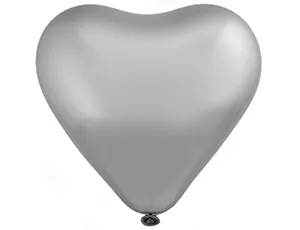 Э 12" Сердце Хром Сатин Platinum / 1105-0371