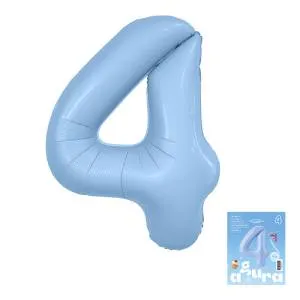 Цифра 4 - 40" Slim Небесный (Россия) 