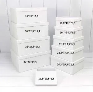 Коробка 32*24,5*14,4 см Белый