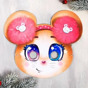 Маска "Мышка-анимешка" / 4167509