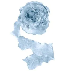 Лента тканевая Нежная волна 4 см.*9,14 м. Голубая / 6233860