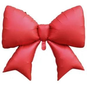 39" Бант, красный сатин / Китай 1207-6206