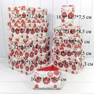 Коробка 16,8*10,8*6,5 см "Новый Год"-2660