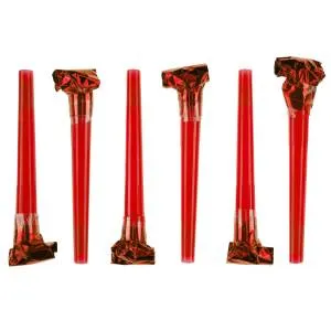 Язычки гудки "Шумчики" красный 11 см., 6 шт./6232250