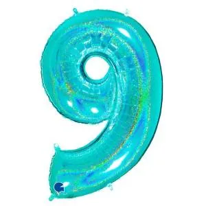 Цифра "9" - Тиффани голография в упак. /Grabo                     