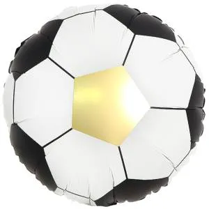 18" Футбольный мяч, черный сатин (Китай)/ 27428
