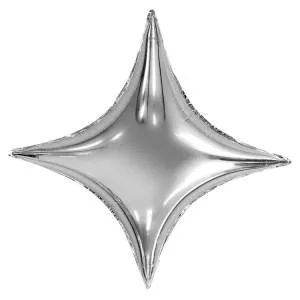 29" Звезда 4-х конечная Серебро (Россия) / 1204-1260