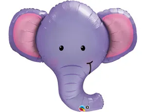 Слоненок голова / 1207-1602  Qualatex