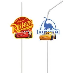 Трубочка д/кокт "Тачки" 10 шт