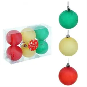 Набор шаров d-6 см."Туман ассорти"