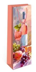 Пакет подарочный 12*36*8,5 см. под бутылку / 0194.386