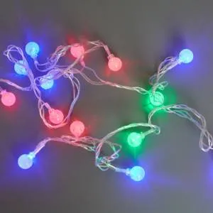 Гирлянда с насадками "Шарик прозрачный пузырьки" 4 м. (Ч03694)