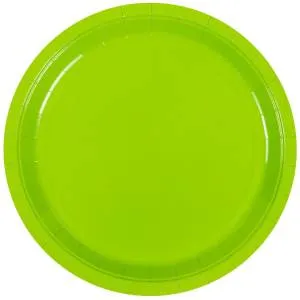 Тарелка светло-зеленая 23 см. 6 шт. 1502-6078