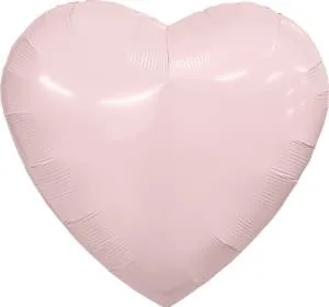 9" Сердце Пыльная роза (с клапаном) / Россия 224968