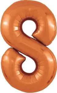 Цифра 8 - 40" Slim Папайя  (Россия) 