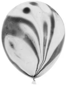 Агат черный, пастель 12" (Китай) 