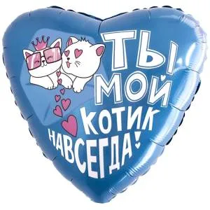 18" РУС Ты мой Котик навсегда (Россия)/ 1202-4143