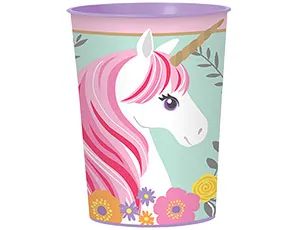 Стакан "Единорог нежный" пласт. 473 мл./1502-3222