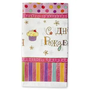 Скатерть "Сладкий праздник" 140 см*260 см.