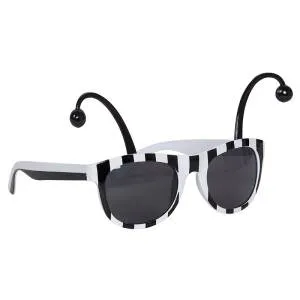 Очки "Пчелка" черно-белые О806