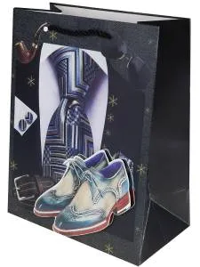 Пакет подарочный M/ППК-3583 18*23*10 см.