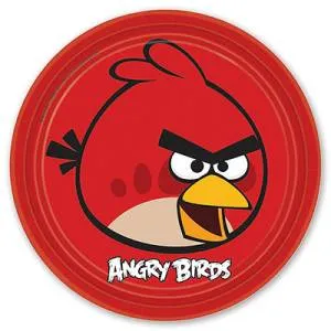 Тарелка  "Angry Birds"  23 см..8шт.