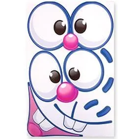 Наклейки "Заяц" (2 компл. на листе)