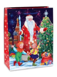 Пакет подарочный M/ПКП-1685 18*23*10 см с глянц.ламинацией