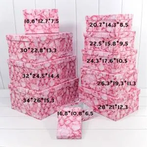 Коробка 18,8*12,7*7,5 см "Лепестки роз"