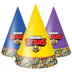 Колпак Brawl Stars, ассорти 6шт 501528