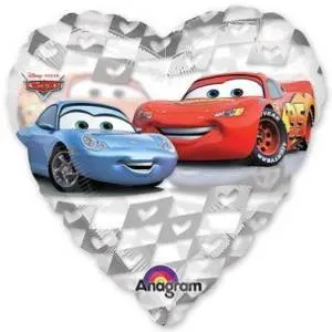 Шар 18" Тачки в сердце (Анаграм)