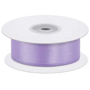 Лента атлас светло- сиреневый 25мм*22,85м/25045