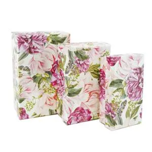 Коробка 12*6,5*4 см "Пионы"
