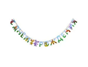 Гирлянда - буквы  "С ДР Лунтик", 2,10 м   1505-1784     